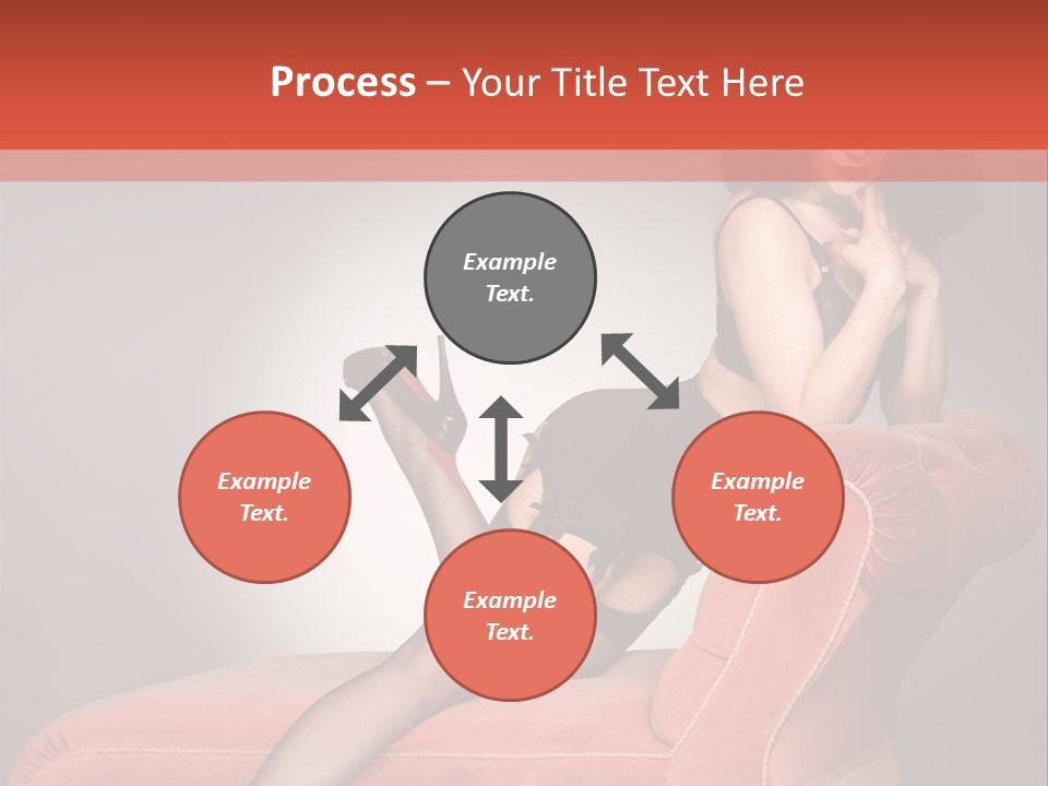 Chaise Female Chaise Longue PowerPoint Template