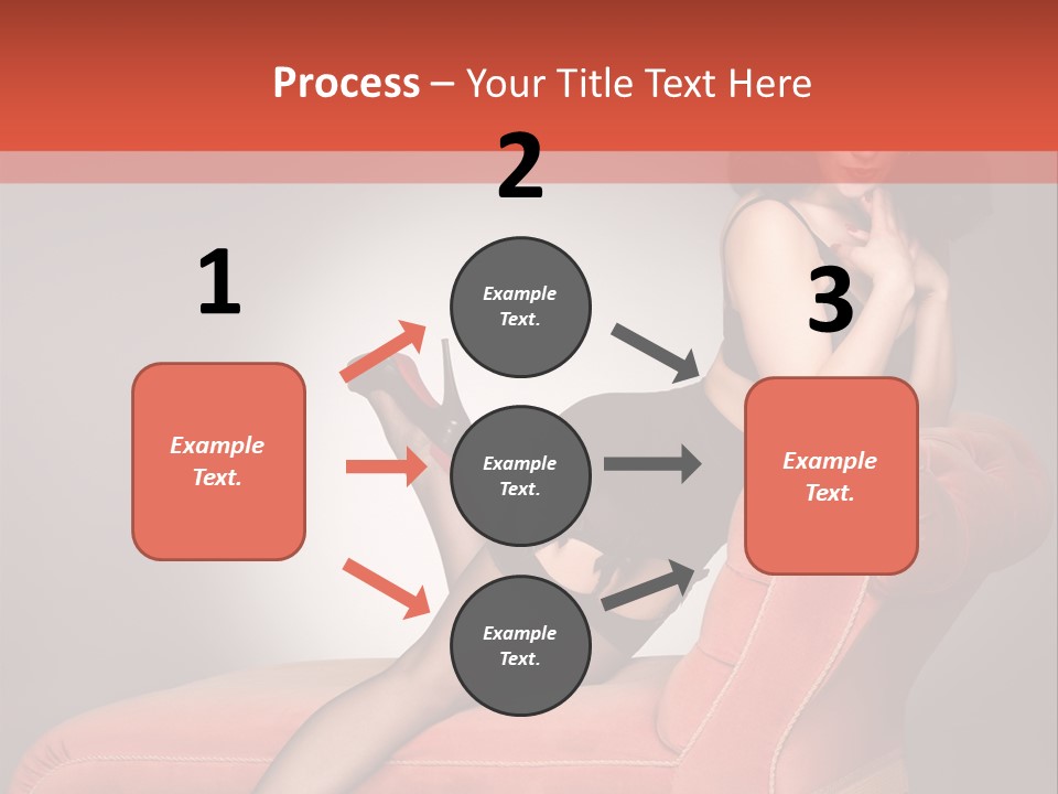 Chaise Female Chaise Longue PowerPoint Template