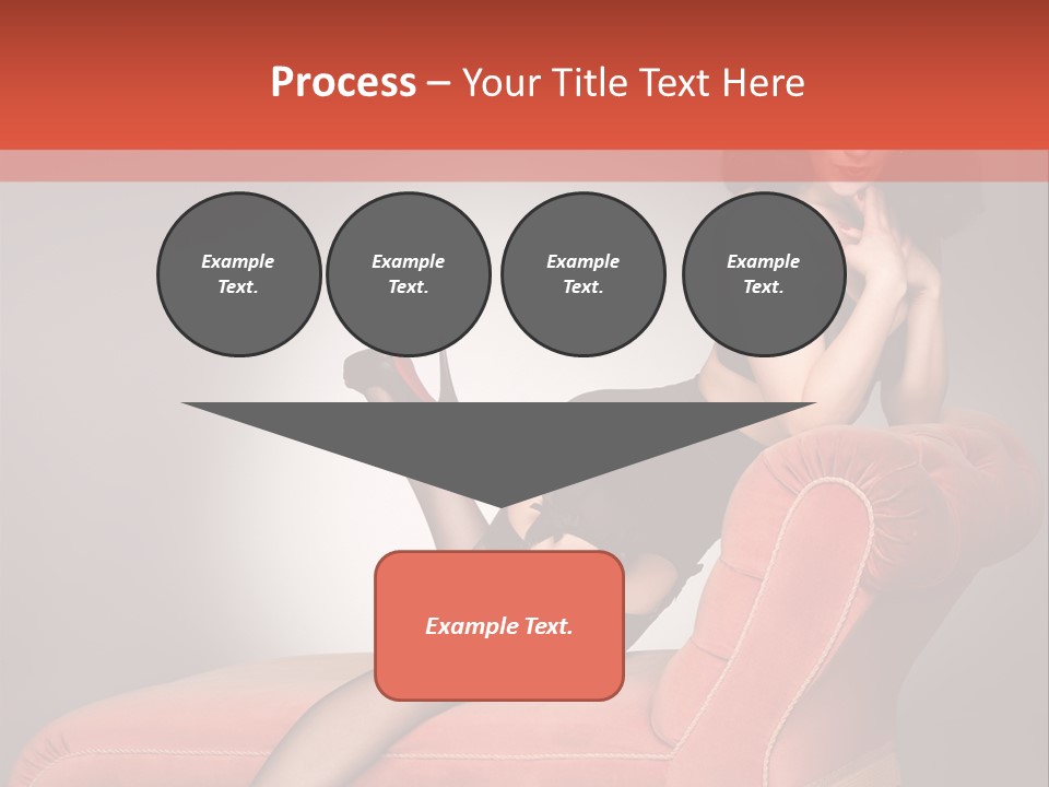 Chaise Female Chaise Longue PowerPoint Template