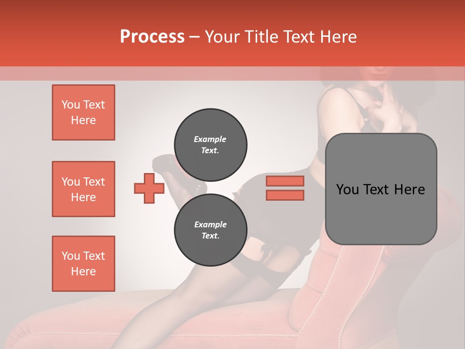 Chaise Female Chaise Longue PowerPoint Template