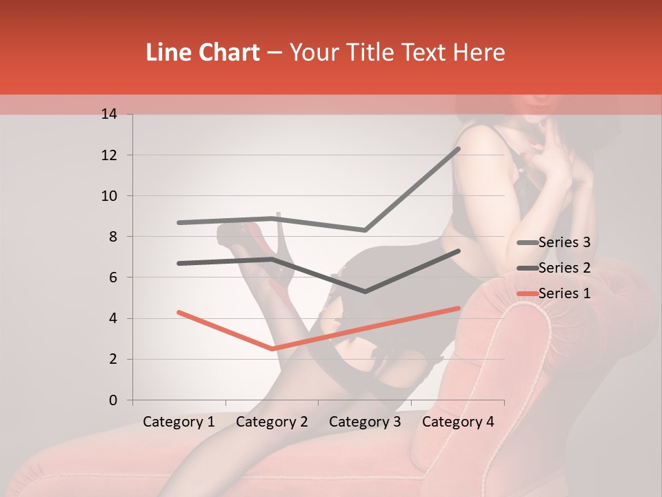 Chaise Female Chaise Longue PowerPoint Template