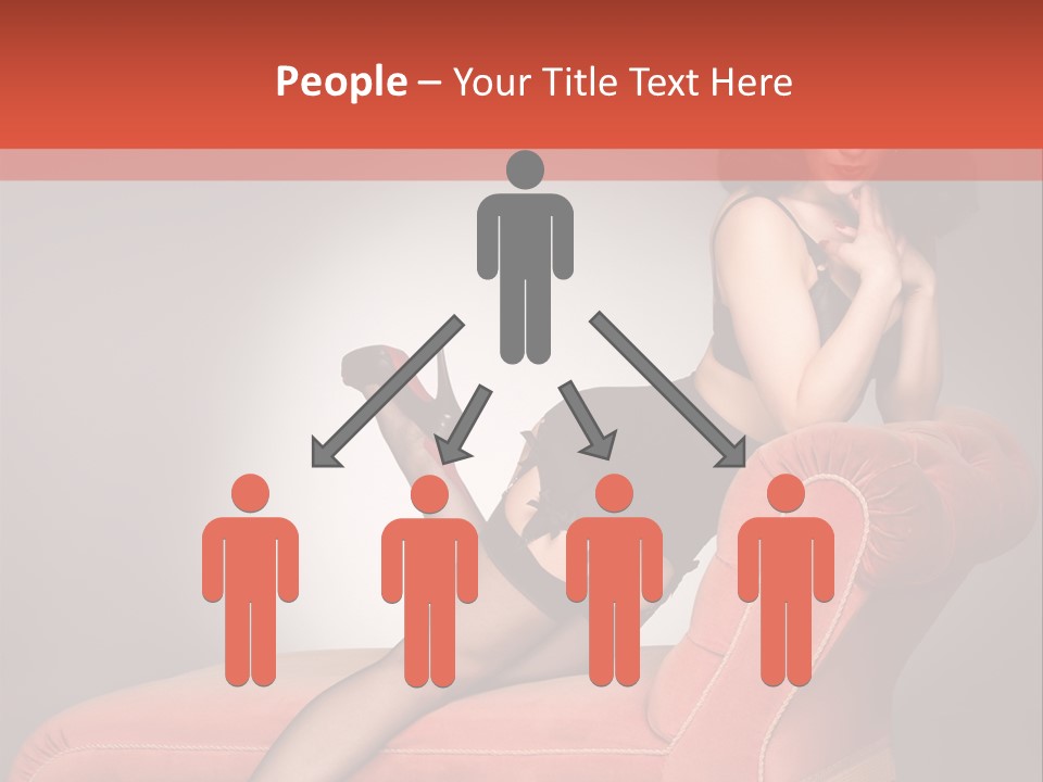 Chaise Female Chaise Longue PowerPoint Template