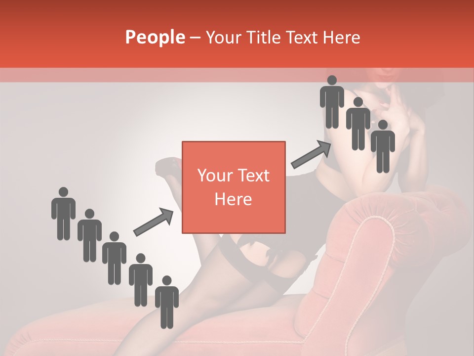 Chaise Female Chaise Longue PowerPoint Template