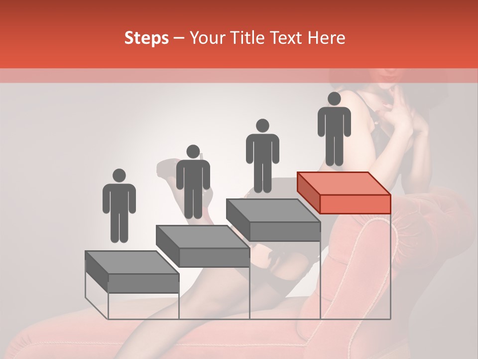 Chaise Female Chaise Longue PowerPoint Template