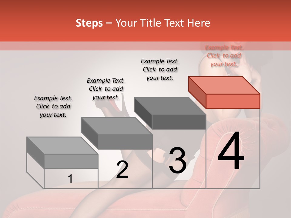 Chaise Female Chaise Longue PowerPoint Template