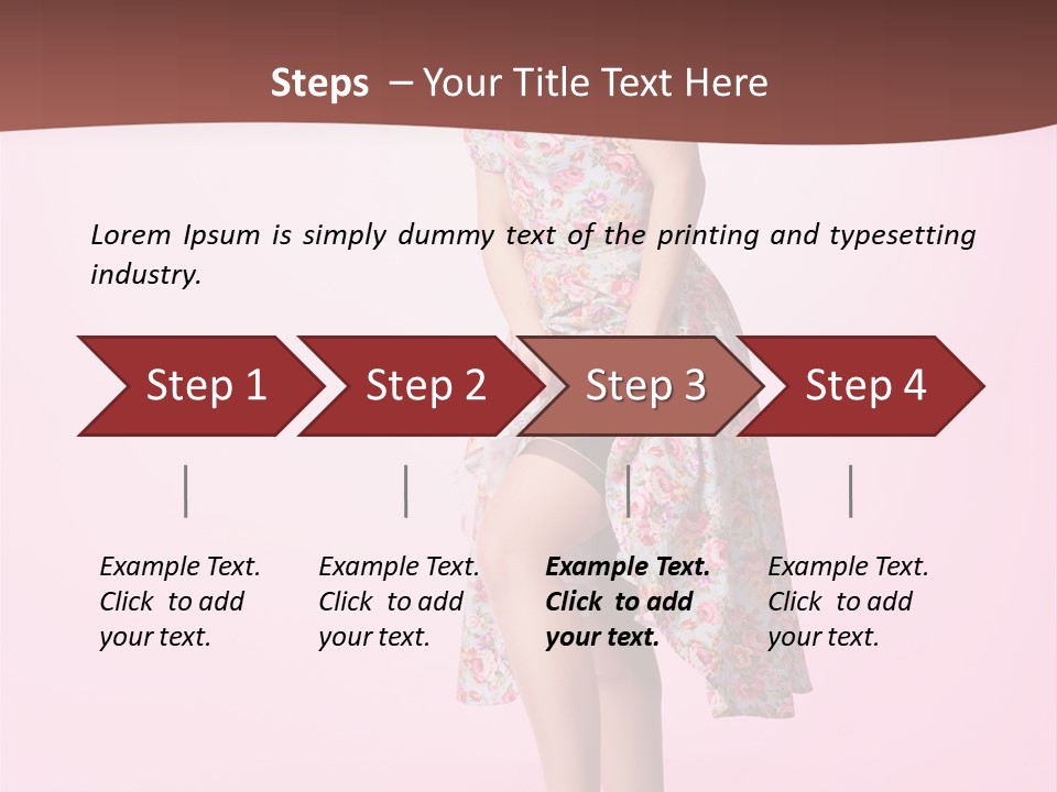 Pink Beauty Sensuality PowerPoint Template