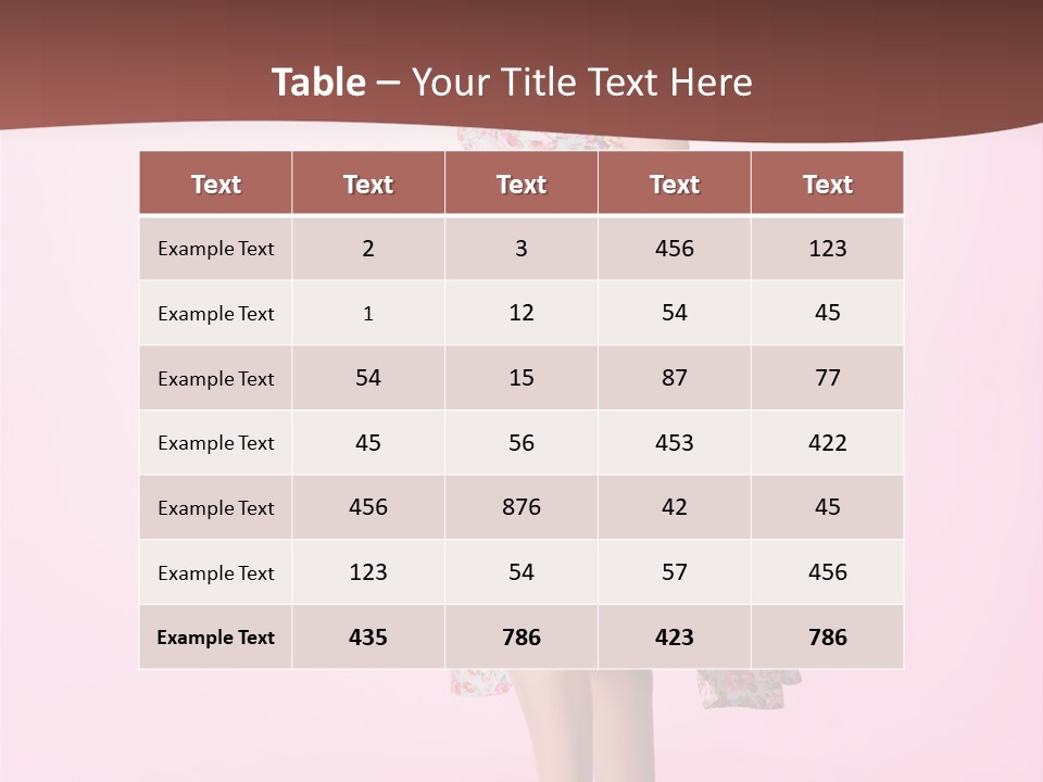 Pink Beauty Sensuality PowerPoint Template