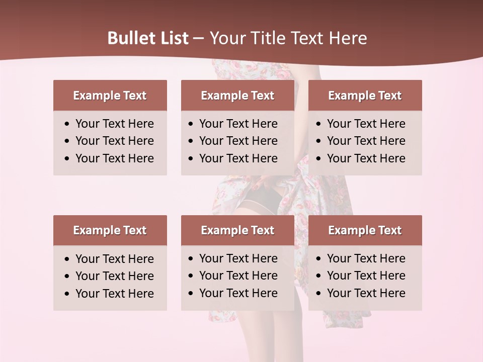 Pink Beauty Sensuality PowerPoint Template