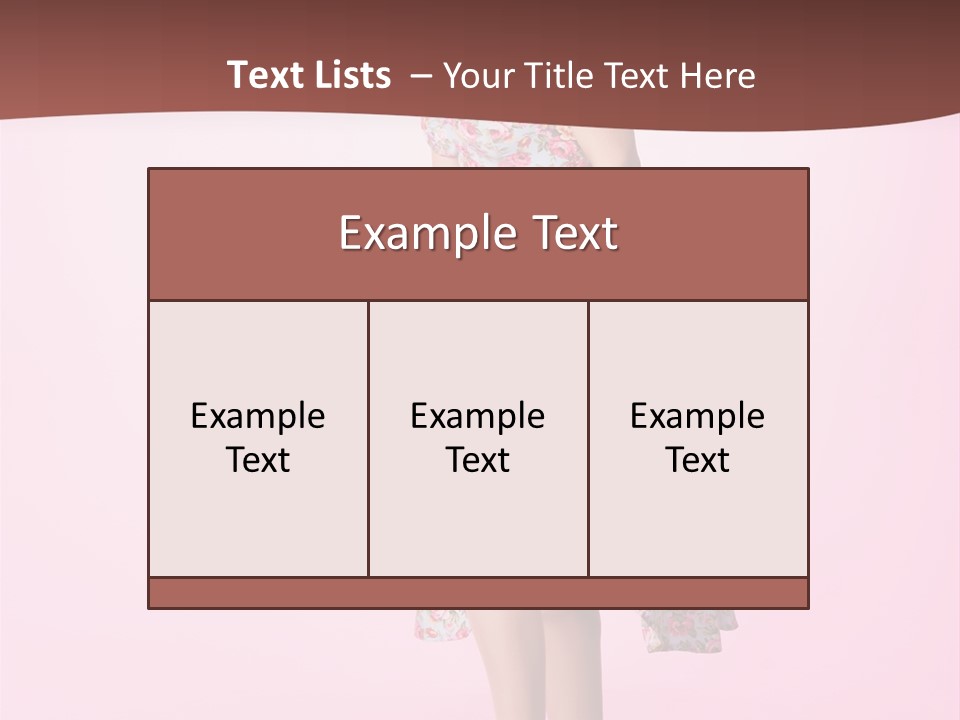 Pink Beauty Sensuality PowerPoint Template