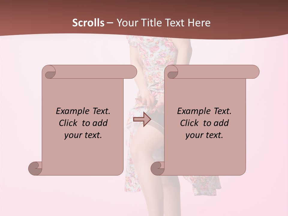 Pink Beauty Sensuality PowerPoint Template