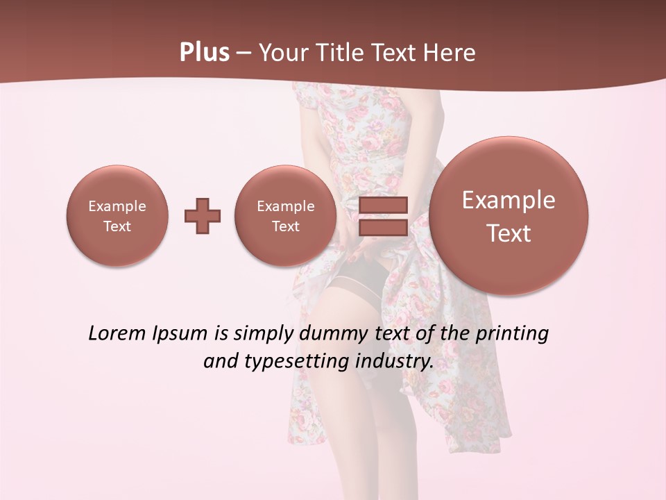 Pink Beauty Sensuality PowerPoint Template