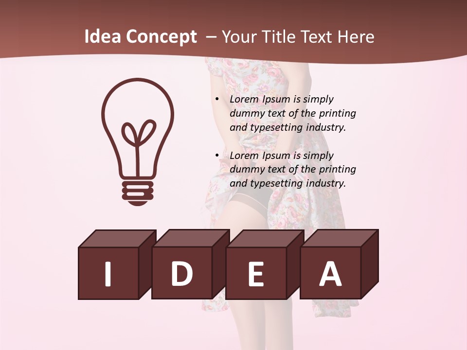 Pink Beauty Sensuality PowerPoint Template