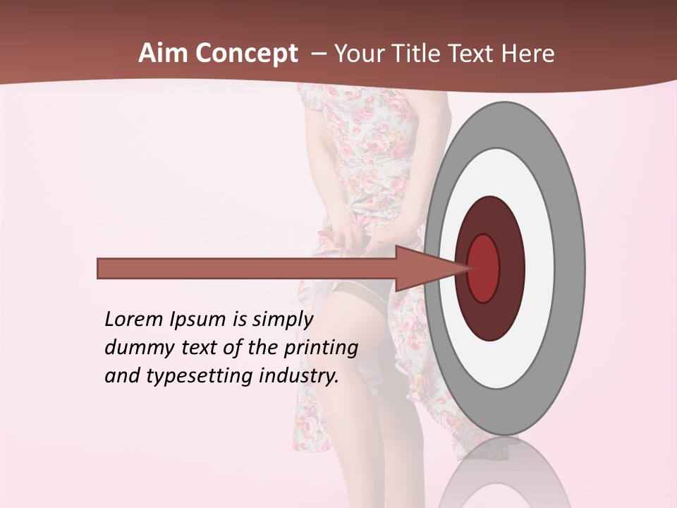 Pink Beauty Sensuality PowerPoint Template