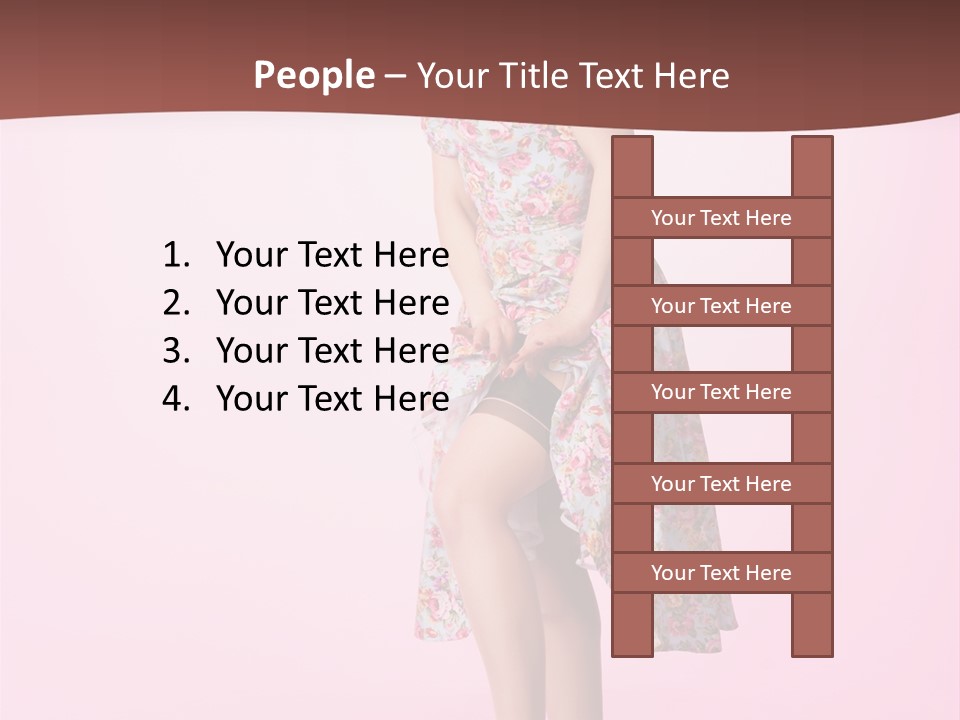 Pink Beauty Sensuality PowerPoint Template
