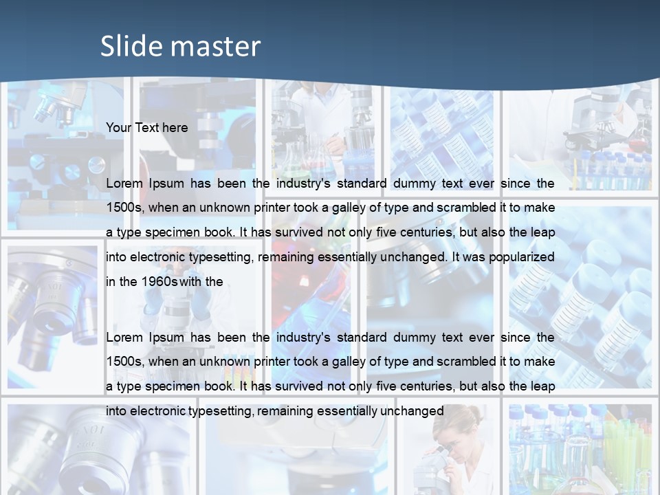 Scientific Experiment Laboratory PowerPoint Template