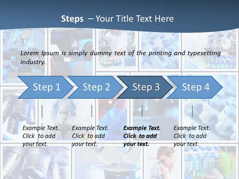 Scientific Experiment Laboratory PowerPoint Template