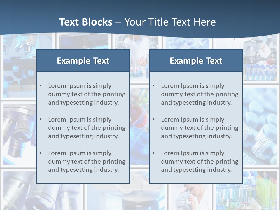 Scientific Experiment Laboratory PowerPoint Template