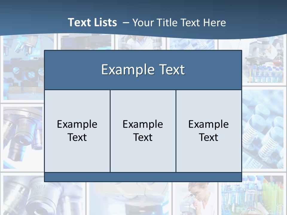 Scientific Experiment Laboratory PowerPoint Template