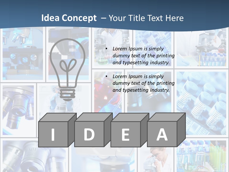 Scientific Experiment Laboratory PowerPoint Template