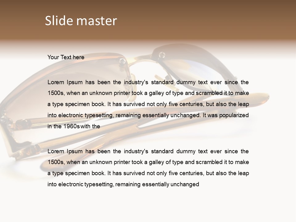 Beach Travel Elegant PowerPoint Template