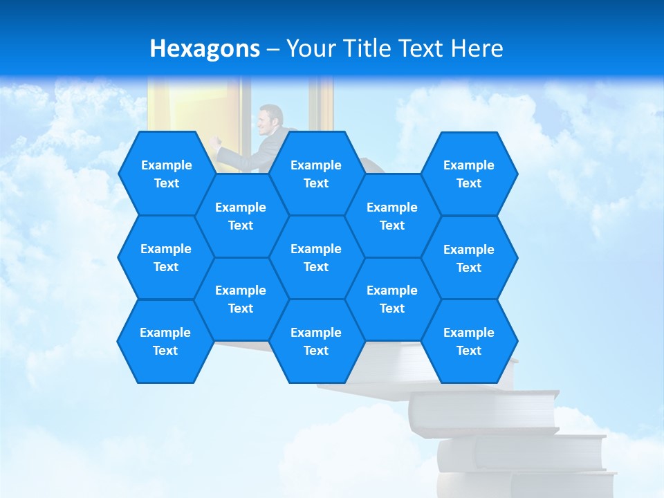 Businessman Worker Open PowerPoint Template