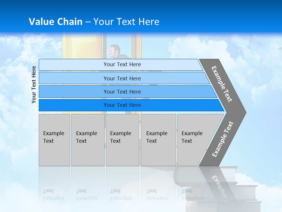 Businessman Worker Open PowerPoint Template