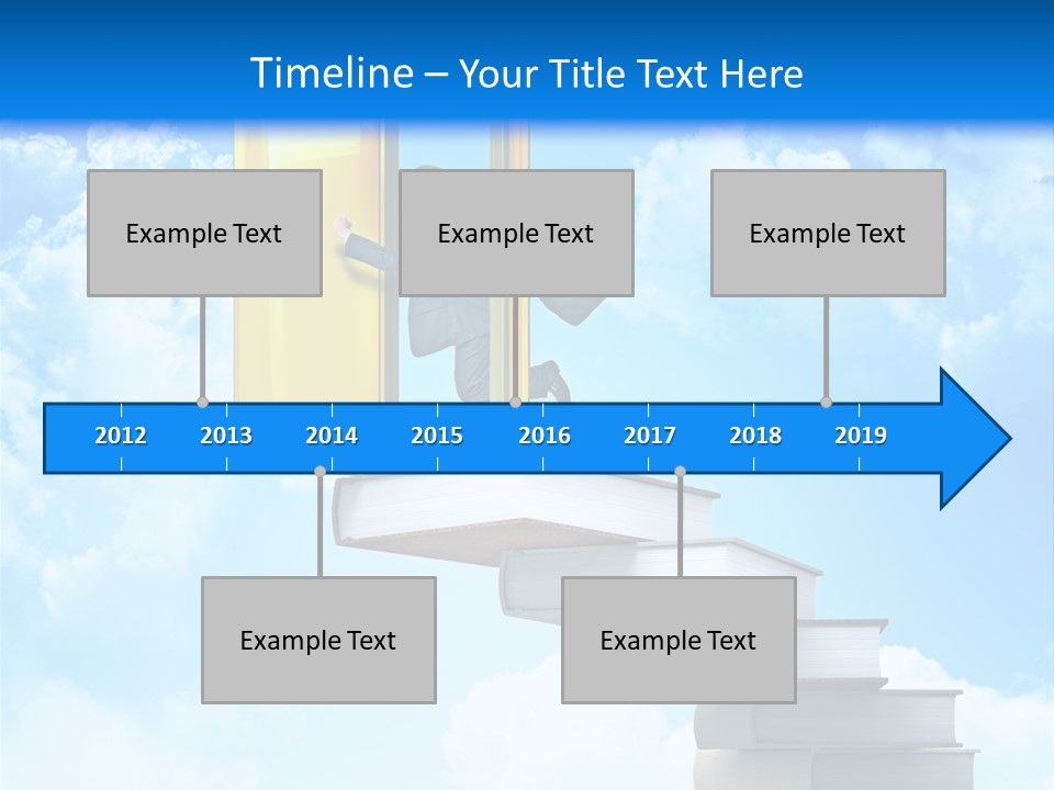 Businessman Worker Open PowerPoint Template