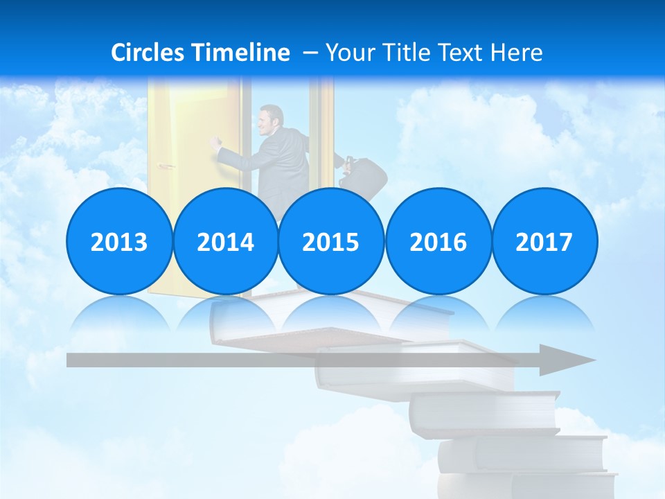 Businessman Worker Open PowerPoint Template