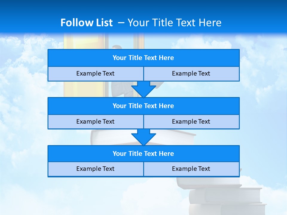 Businessman Worker Open PowerPoint Template