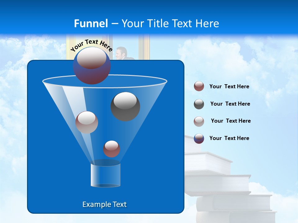 Businessman Worker Open PowerPoint Template