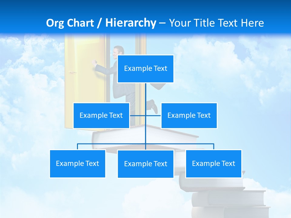Businessman Worker Open PowerPoint Template