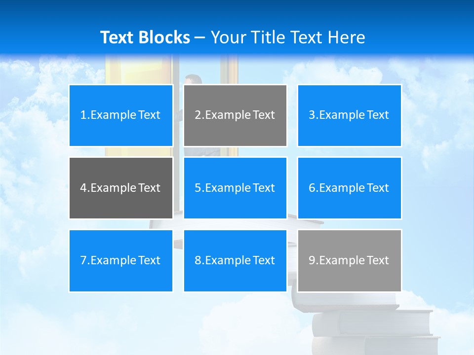 Businessman Worker Open PowerPoint Template