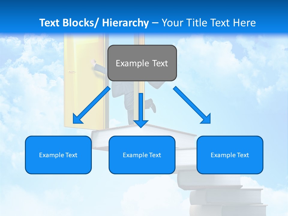 Businessman Worker Open PowerPoint Template