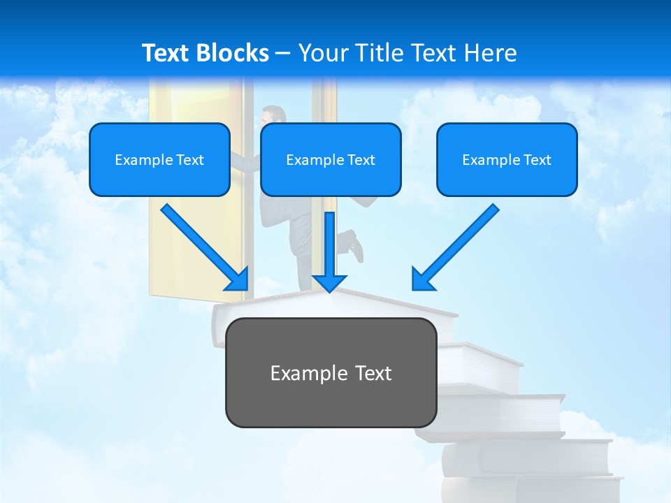 Businessman Worker Open PowerPoint Template