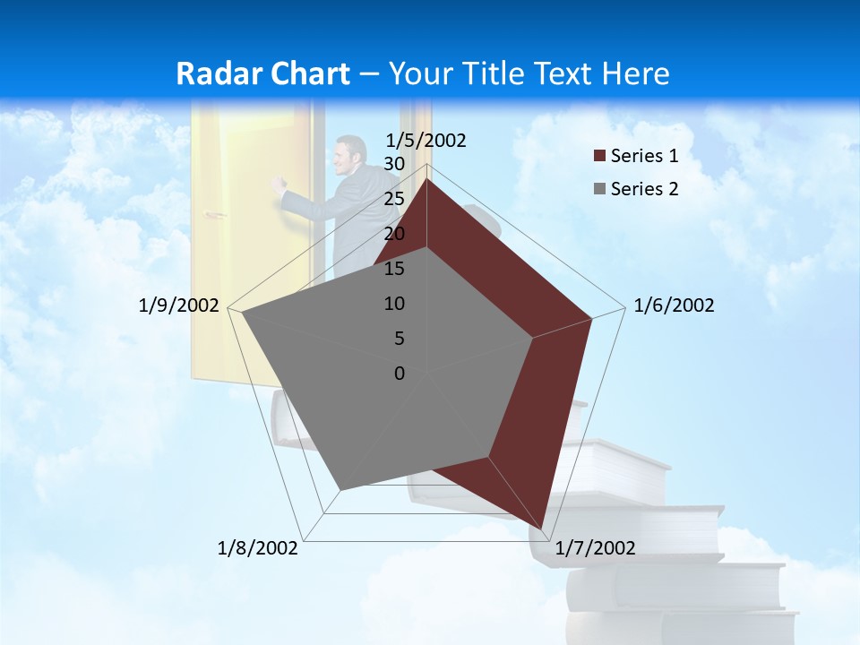 Businessman Worker Open PowerPoint Template