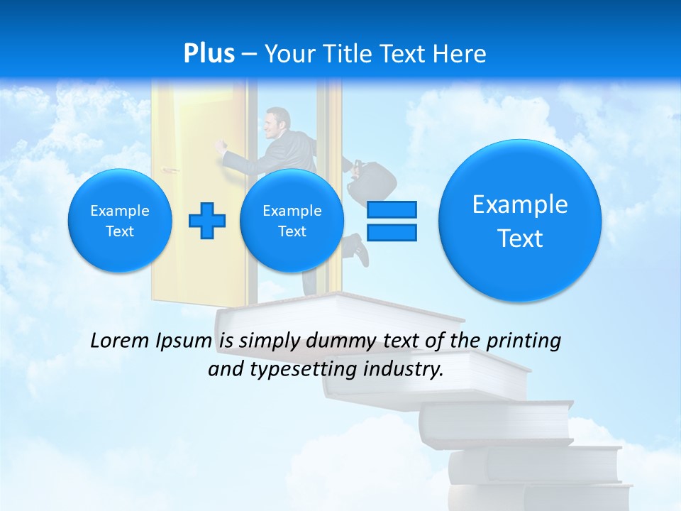 Businessman Worker Open PowerPoint Template