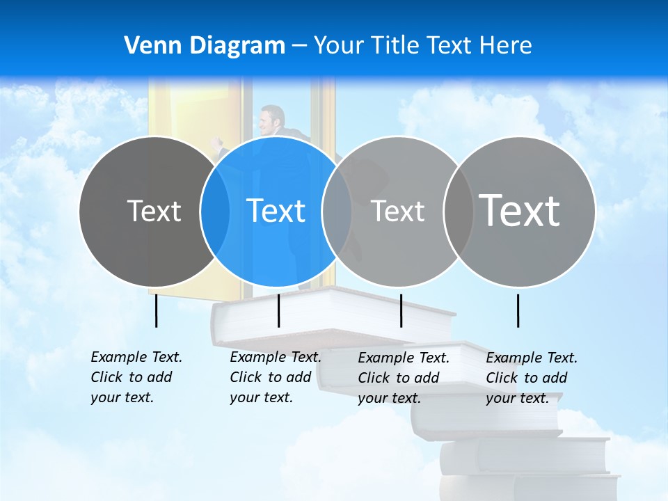 Businessman Worker Open PowerPoint Template