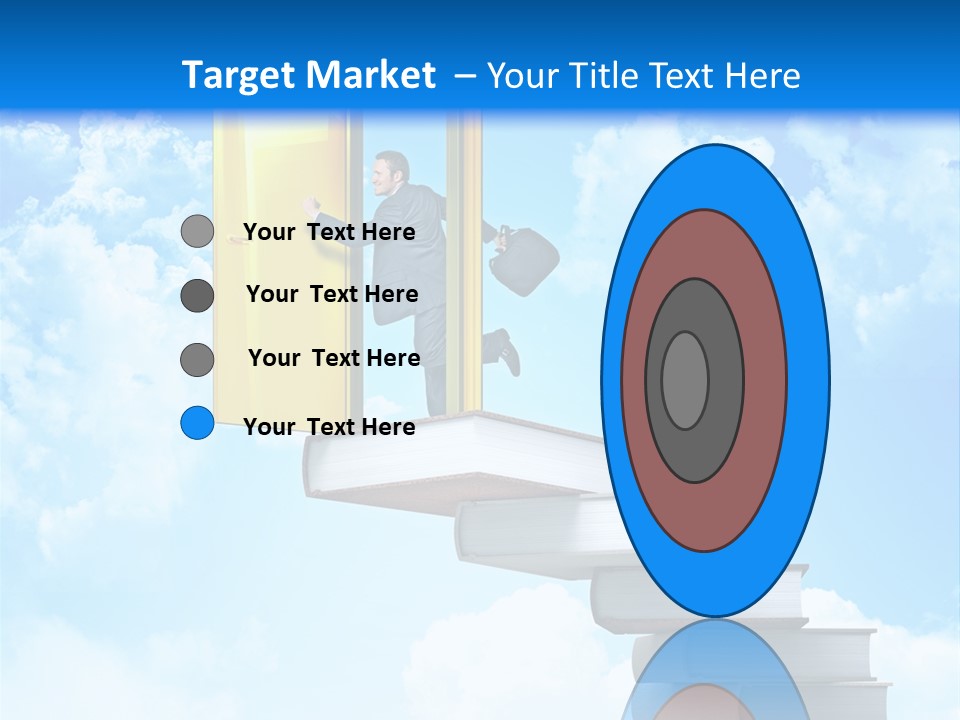 Businessman Worker Open PowerPoint Template