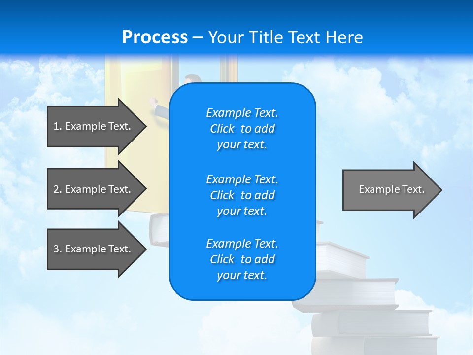 Businessman Worker Open PowerPoint Template
