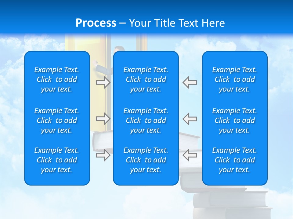 Businessman Worker Open PowerPoint Template