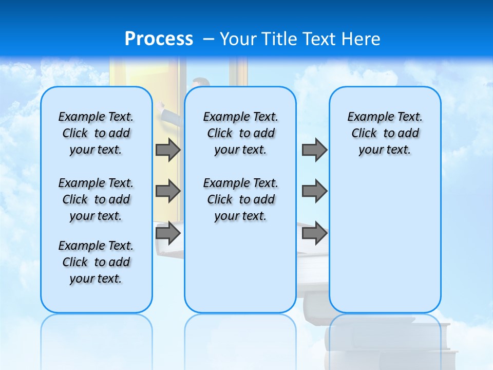 Businessman Worker Open PowerPoint Template