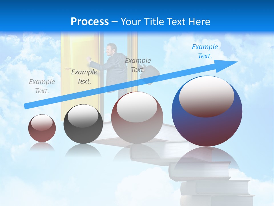 Businessman Worker Open PowerPoint Template