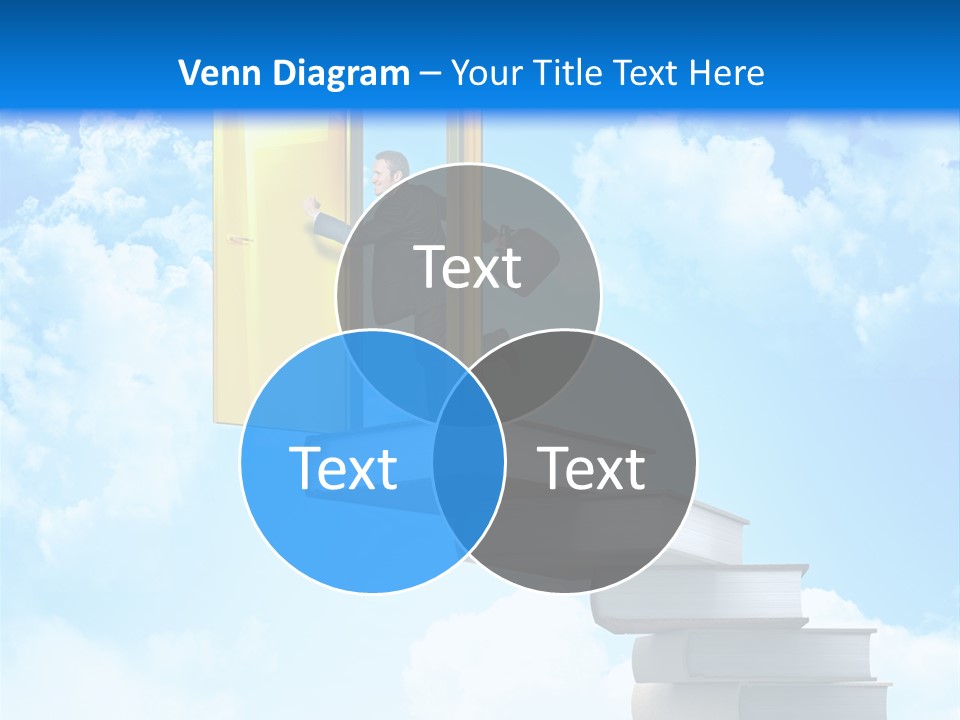 Businessman Worker Open PowerPoint Template