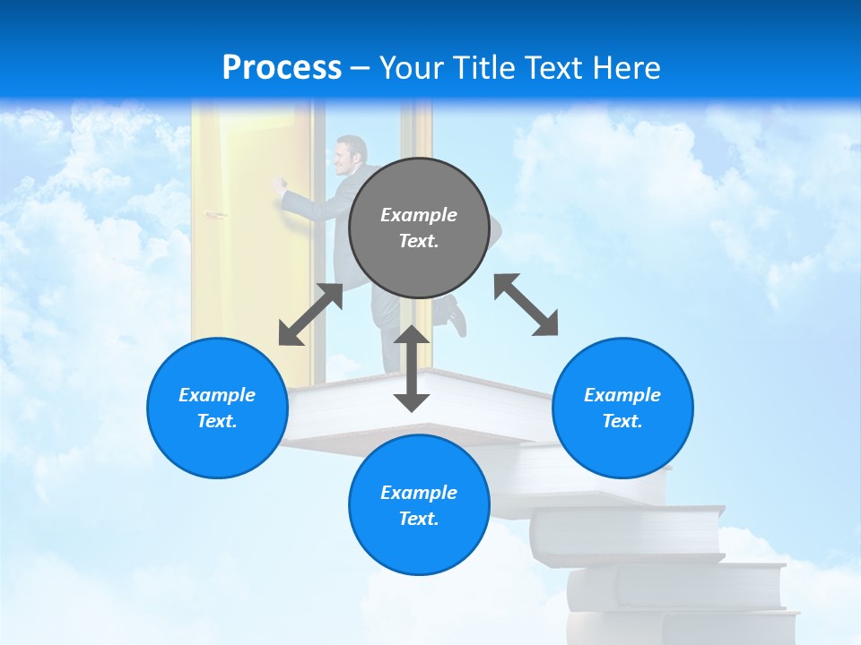 Businessman Worker Open PowerPoint Template