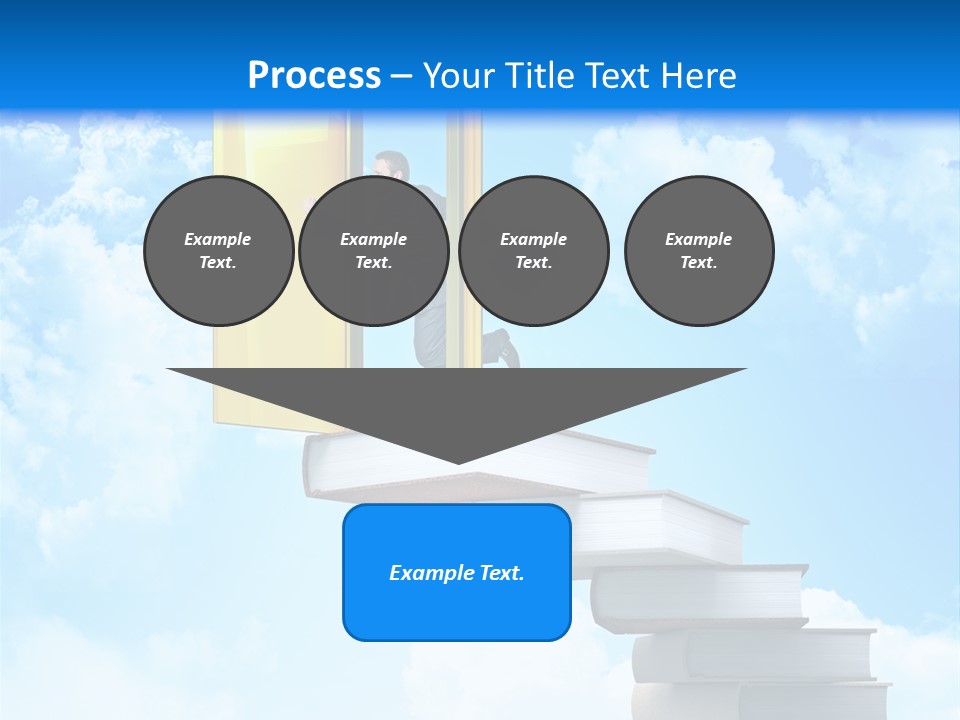 Businessman Worker Open PowerPoint Template
