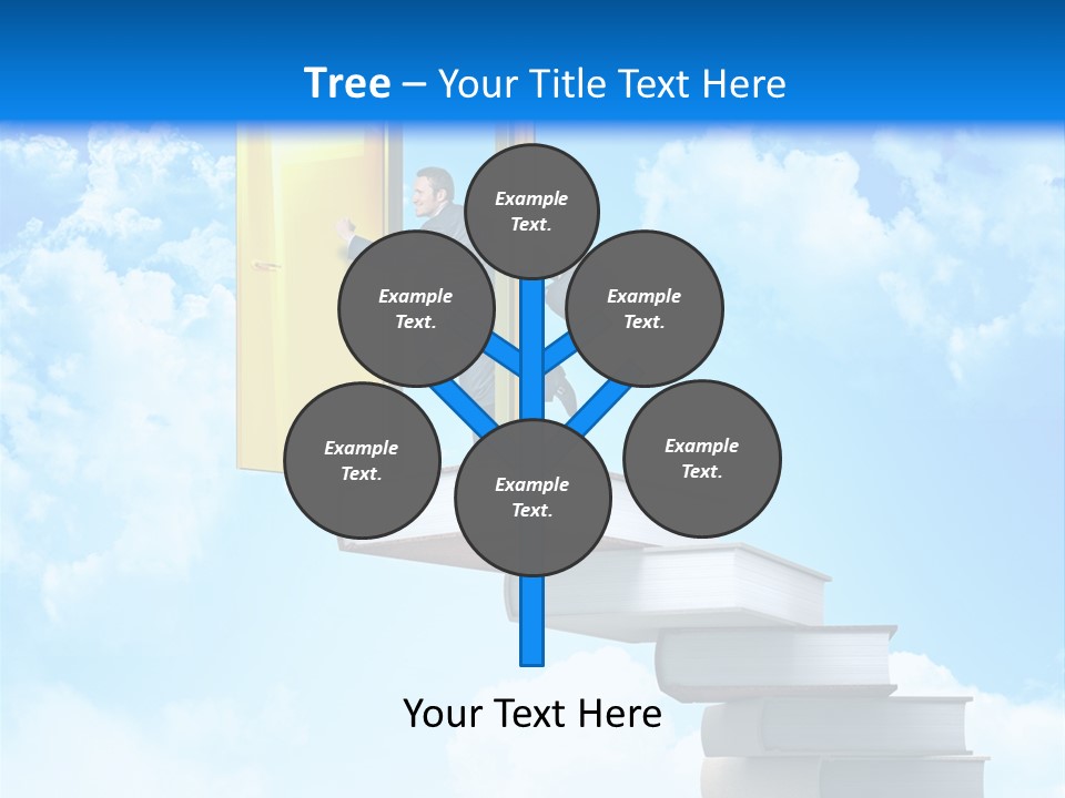 Businessman Worker Open PowerPoint Template