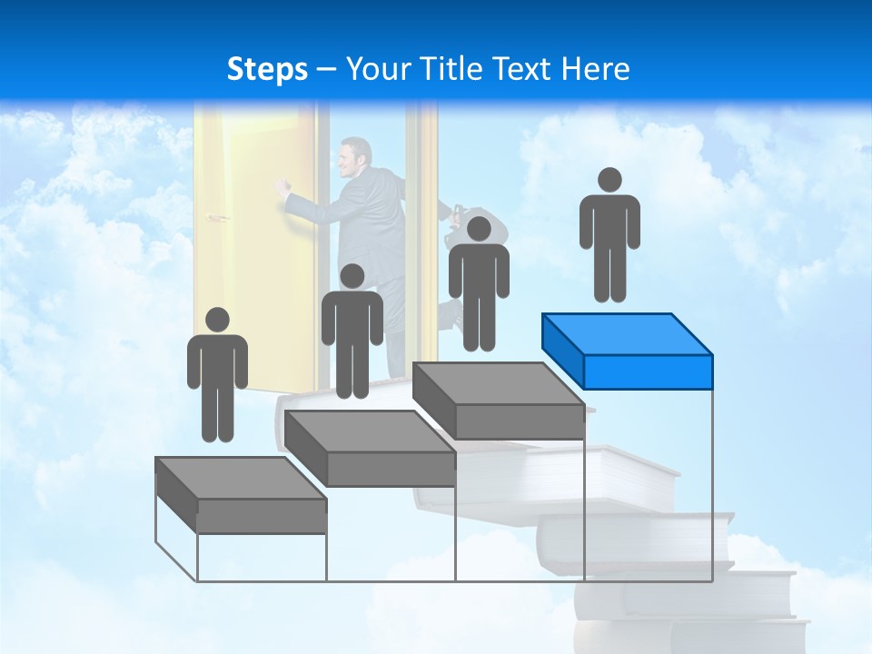 Businessman Worker Open PowerPoint Template