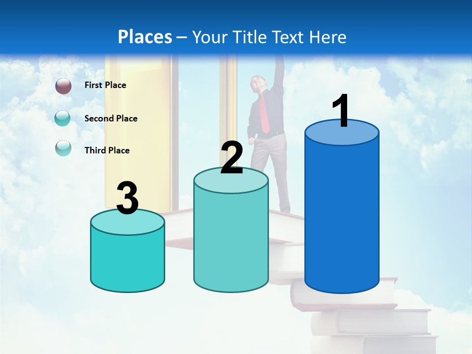 Man Student Win PowerPoint Template