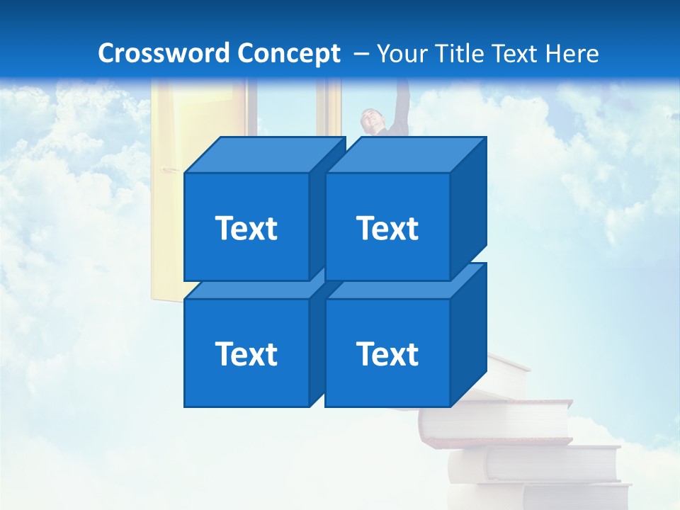 Man Student Win PowerPoint Template