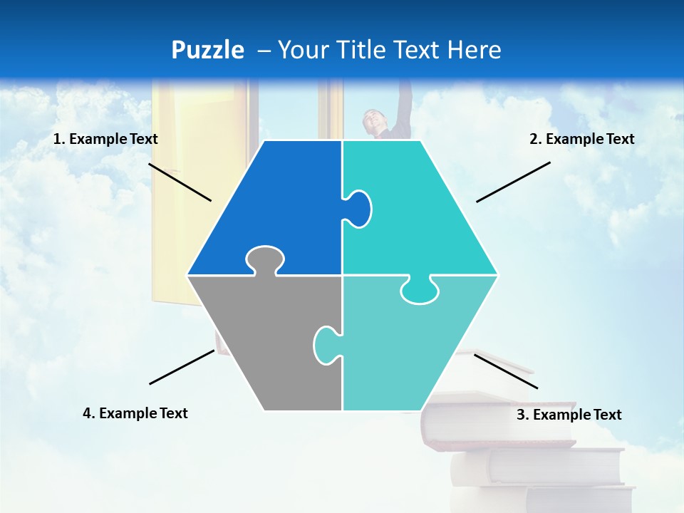 Man Student Win PowerPoint Template